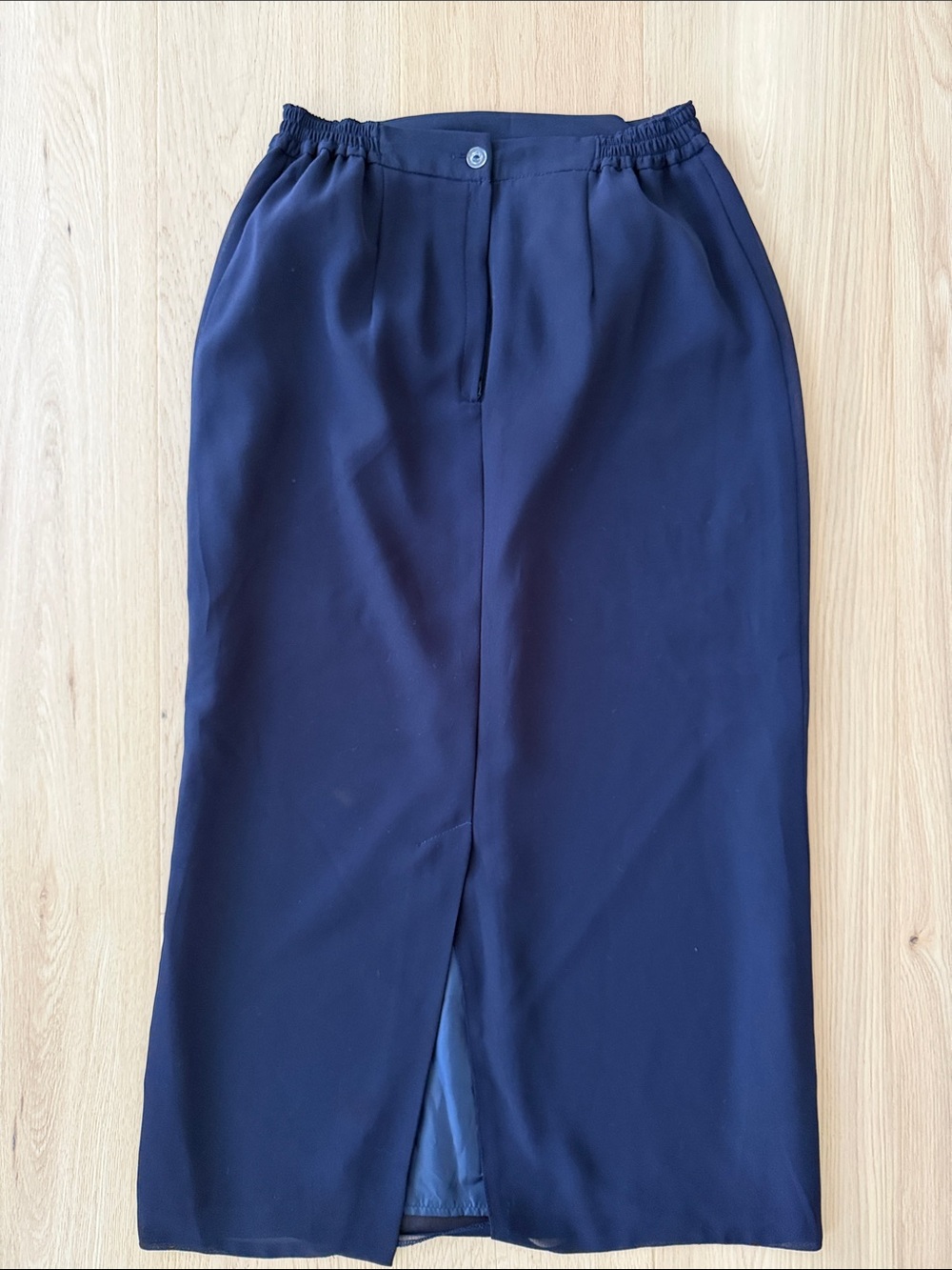Classic Vintage Navy Pencil Skirt